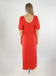 Vila midi dress VISUMMERA 2/4 Midi poppy red - Dresses and tunics - 138165 - 2