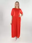 Vila midi dress VISUMMERA 2/4 Midi poppy red - Dresses and tunics - 138165 - 1