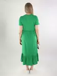 Only organic cotton dress ONLMAY Peplum green bee - Dresses and tunics - 138205 - 2