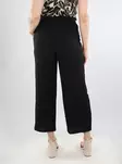 Vila stretch pants Belted Culotte black - Women's trousers - 138525 - 2