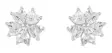 Snö of Sweden Earrings Nisi flower silver/clear - Earrings - 138635 - 1
