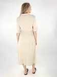 JDY midi dress Say 2/4 Midi Shirt oatmeal - Dresses and tunics - 138705 - 2