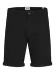 Jack&Jones men's chino shorts JPSTBOWIE Solid black - Men's shorts and capri - 138765 - 7