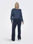 Only Carmakoma Plussize Jeans Thunder flared dark blue - Women's jeans - 140665 - 2