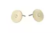 Snö of Sweden Earrings Rule circle gold/clear - Earrings - 141145 - 2