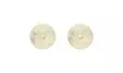 Snö of Sweden Earrings Rule circle gold/clear - Earrings - 141145 - 1