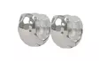 Snö of Sweden Earrings Union nine hammered ring 12 mm silver - Earrings - 141595 - 1
