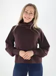 Only Sweater ONLOLIVIA LR ROLL NECK Fudge - Women's knitwear - 141805 - 1