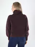 Only Sweater ONLOLIVIA LR ROLL NECK Fudge - Women's knitwear - 141805 - 2