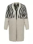 Carmakoma Cardigan ANIMAL whitecap gray - Women's knitwear - 139555 - 3