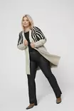 Carmakoma Cardigan ANIMAL whitecap gray - Women's knitwear - 139555 - 2