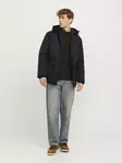Jack&Jones men's parka coat Construct black - Men's jackets - 137465 - 2