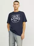 Jack&Jones men's t-shirt Jeans O-Neck navy blazer - Men's T-shirts - 136655 - 1