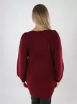 JDY knit dress cabernet - Women's knitwear - 139415 - 2
