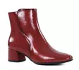 Marco Tozzi women's ankle boots 25302-45 dk.red pat - Women's ankle boots - 139035 - 1