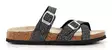 Migant women's glitter flip-flops A922-121 black - Women's mules - 138065 - 1