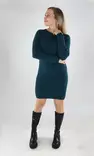 North Outdoor Kanerva merino dress peacock blue - Women's knitwear - 139725 - 1