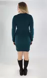 North Outdoor Kanerva merino dress peacock blue - Women's knitwear - 139725 - 2