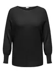 Only Carmakoma Sweater New Adaline black - Women's knitwear - 139125 - 4