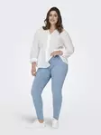 Only Carmakoma women's plus size jeans Thunder Reg Push Up light blue denim - Women's jeans - 137755 - 4