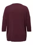 Only Carmakoma Shirt Lamour cabernet - Women's long sleeved shirts - 139025 - 6