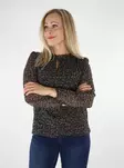 Only Shirt Ditsy black/edit ditsy - Women's long sleeved shirts - 136625 - 1