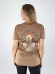 Only women's t-shirt cocoa creme/texana ros - Women's T-shirts - 138965 - 1