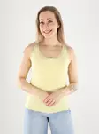 Only ribbed top tank double cream - Women's tank tops - 140885 - 1