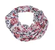 Pieces Tube scarf bright white/flower sty - Women's scarfs - 137005 - 1