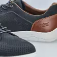 Rieker men's genuine leather sneakers 08315-14 blue - Men's sneakers - 140455 - 6