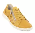 Rieker Women's Genuine Leather Barefoot Shoes 52824-68 Yellow - Barefoot shoes - 138155 - 3