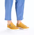 Rieker Women's Genuine Leather Barefoot Shoes 52824-68 Yellow - Barefoot shoes - 138155 - 6