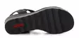 Rieker women's wedge sandals 67498-00 black - Rieker women`s sandals - 137955 - 5