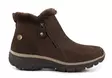 Skechers women's wide last ankle boots 168042/CHOC EASY GOING - HIGH ZIP 2 brown - Women's ankle boots - 139395 - 1