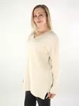 Vero Moda women's sweater V-Neck Long birch - Women's knitwear - 137425 - 1