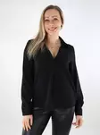 Vero Moda women's shirt Collar black - Women's long sleeved shirts - 137515 - 1