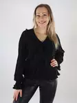 Vero Moda women's shirt Frill black - Women's long sleeved shirts - 139995 - 1