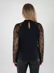 Vero Moda women's lace shirt Lace black - Women's long sleeved shirts - 139325 - 2