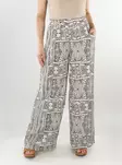 Vero Moda casual trousers VMMENNY Wide oatmeal/tenna - Women's trousers - 138455 - 1