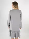 Vila women's sweatshirt dress O-Neck light grey - Dresses and tunics - 140085 - 2