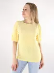 Vila women's t-shirt O-Neck pale banana - Women's T-shirts - 138245 - 1