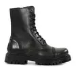 XD women's genuine leather combat boots 21705 green - Women's ankle boots - 139665 - 1