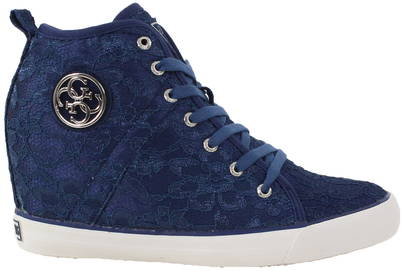 guess blue shoes