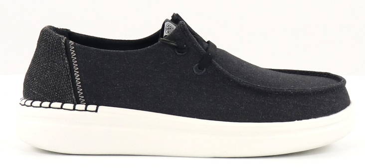 HEYDUDE Shoes Wendy rise black - Women's walking shoes - 133675 - 1