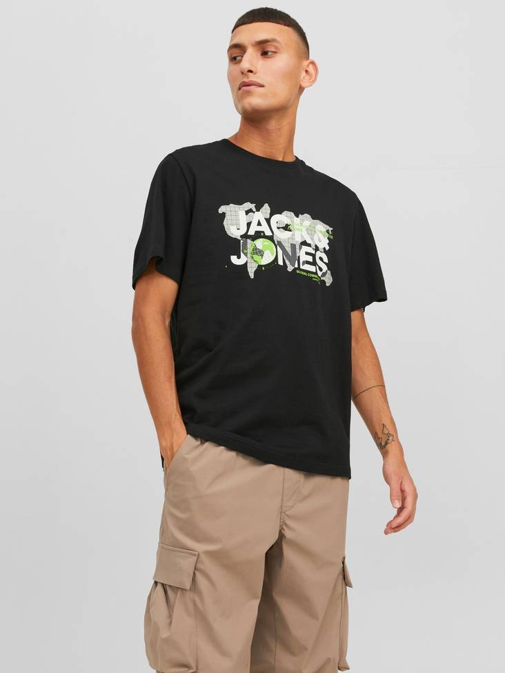 Jack&Jones T-Shirt Dust black - Men's T-shirts - 134695 - 1