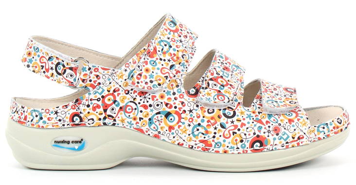 Nursing Care Machine Washable Sandals Leather Animated - Women's work shoes - 122655 - 1