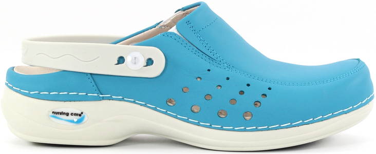 Nursing Care Machine washable clogs turquoise - Women's work shoes - 120295 - 1