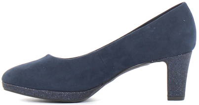 marco tozzi navy court shoes