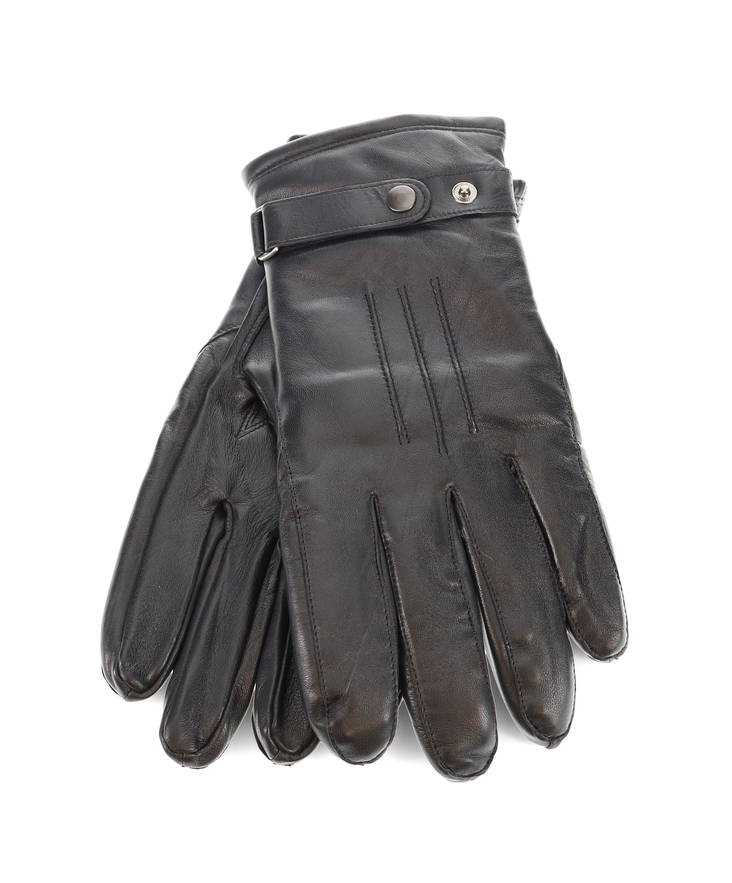 Migant NPG148 men's leather gloves black - Men's gloves, scarfs and caps - 134775 - 1