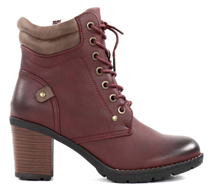 Migant Ankle Boots A920-223 burgundy - Women's ankle boots - 127265 - 1